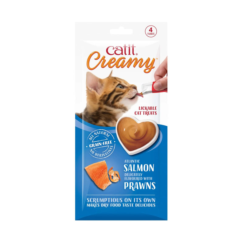 Catit Creamy Treats Salmon & Prawns 10g