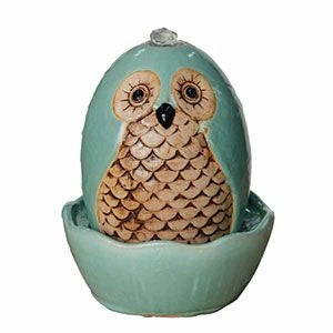 Kelkay Molly Mint Owl Indoor Water Feature – Water World Pet & Aquatic ...