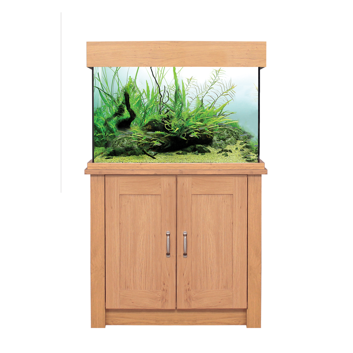 AquaOne OakStyle 145 Original Oak Aquarium & Cabinet