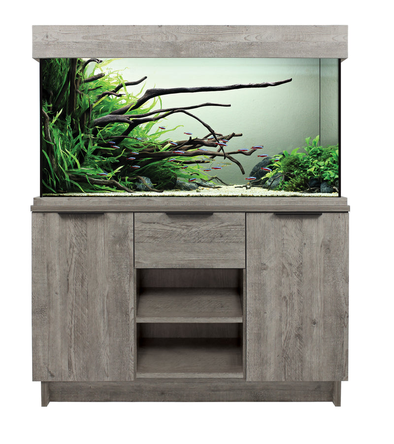 AquaOne OakStyle 230 Urban Grey Aquarium & Cabinet