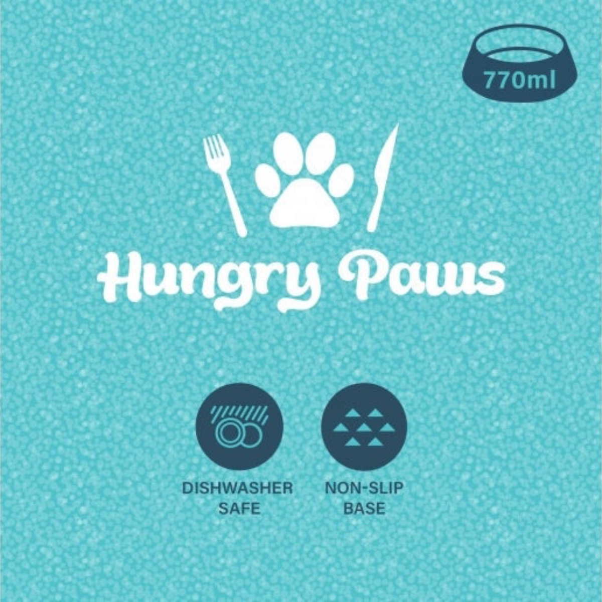 Hungry Paws Oatmeal Bowl Stainless Steel