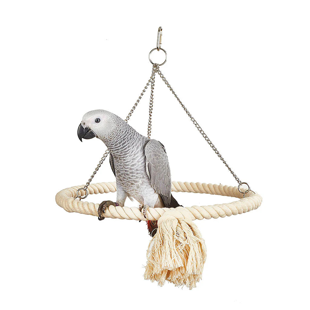 Sky Rope Ring Bird Toy