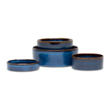 Scruffs Reactive Glaze Food Bowl in Midnight Blue