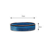 Scruffs Reactive Glaze Pet Saucer in Midnight Blue