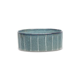 Scruffs Reactive Glaze Food Bowl in Pinstripe