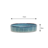 Scruffs Reactive Glaze Pet Saucer in Pinstripe