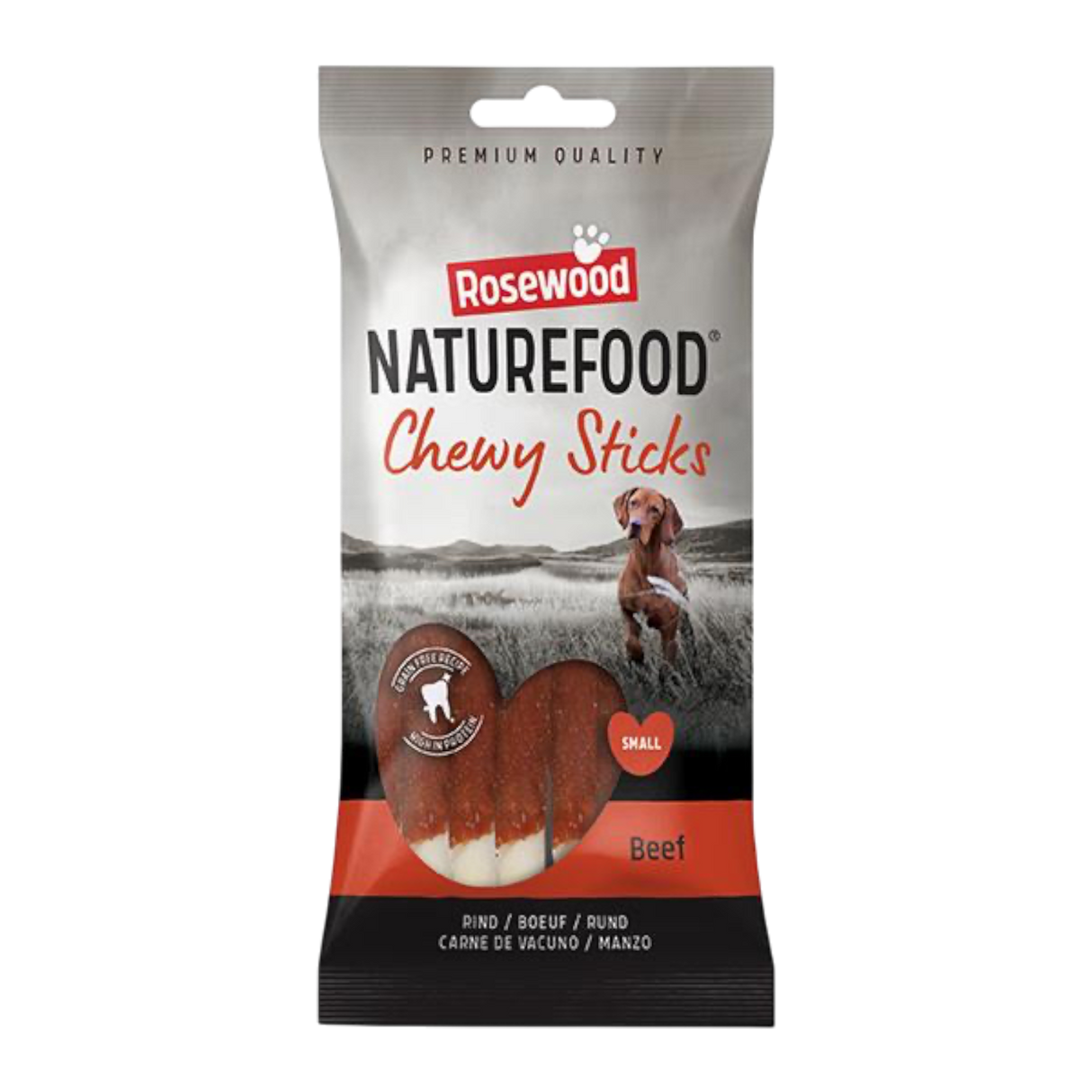 Rosewood Chewy Sticks Beef - Small 8pc 72g
