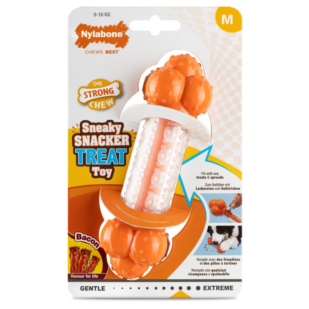 Nylabone Bacon Strong Chew Sneaky Snacker