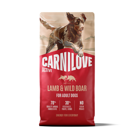 Carnilove Active Lamb & Wild Boar Dog Food