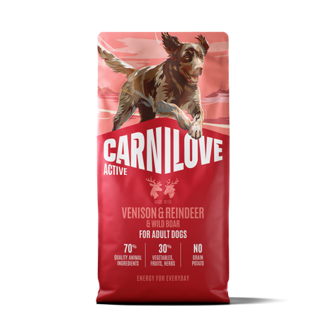 Carnilove Active Venison, Reindeer & Wild Boar Dog Food