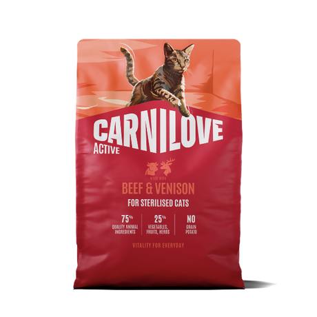 Carnilove Active Beef and Venison Cat Food