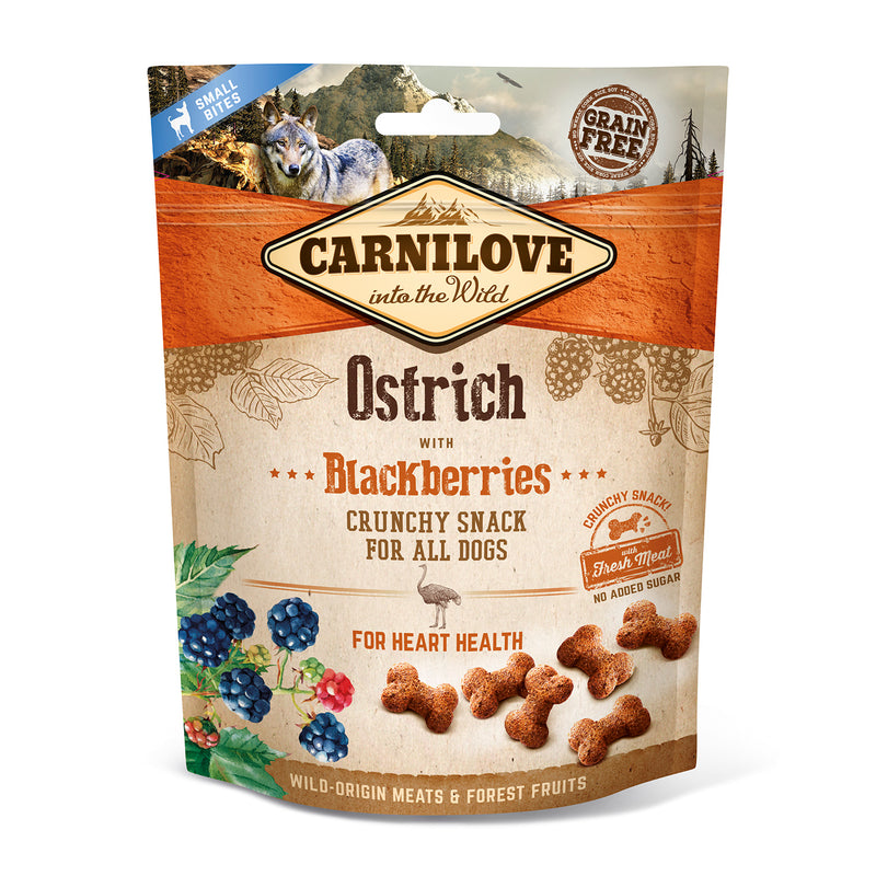 Canilove Ostrich With Blackberries Crunchy Treats for Dogs 200g