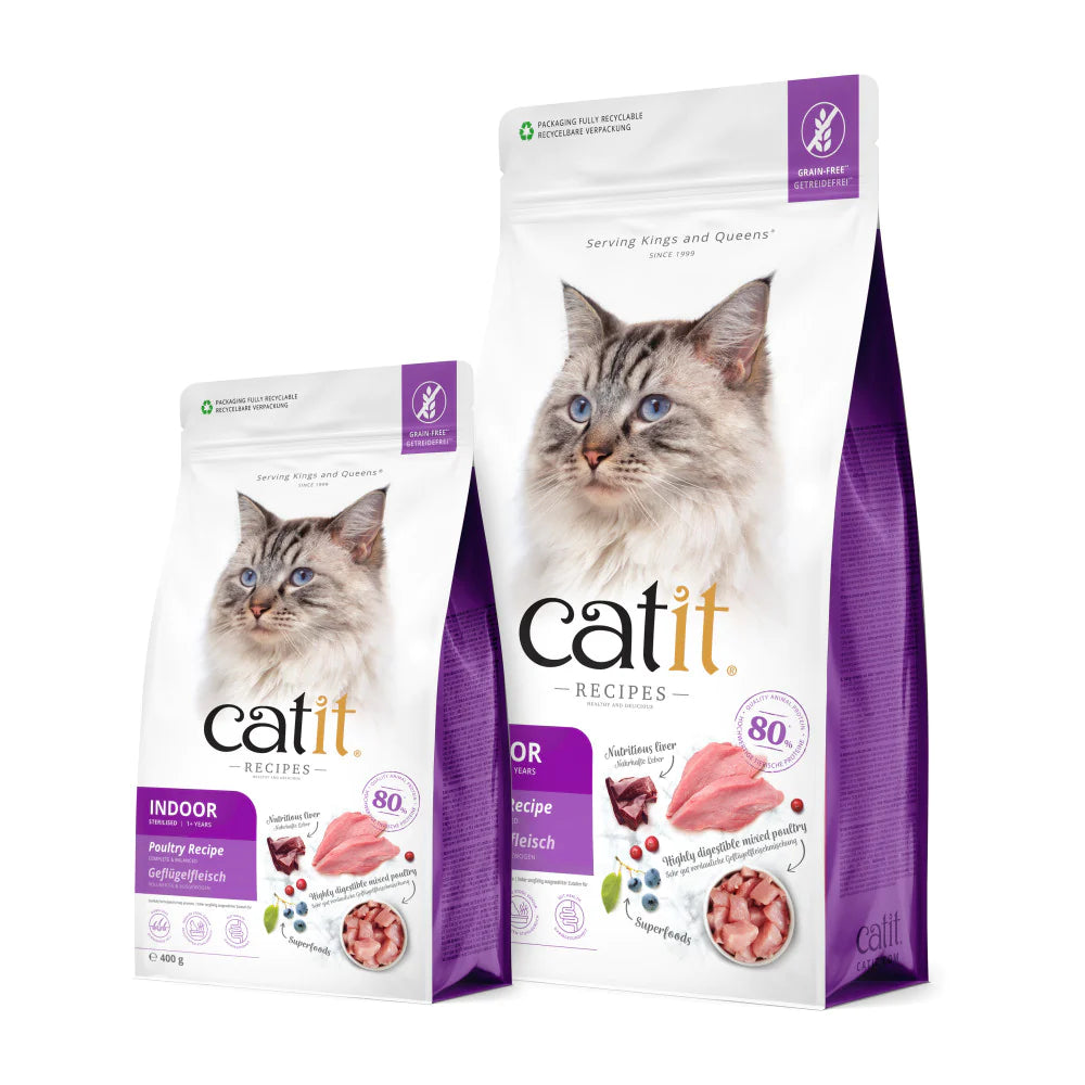 Catit Recipes Adult Indoor/Sterilised Poultry Recipe Cat Food