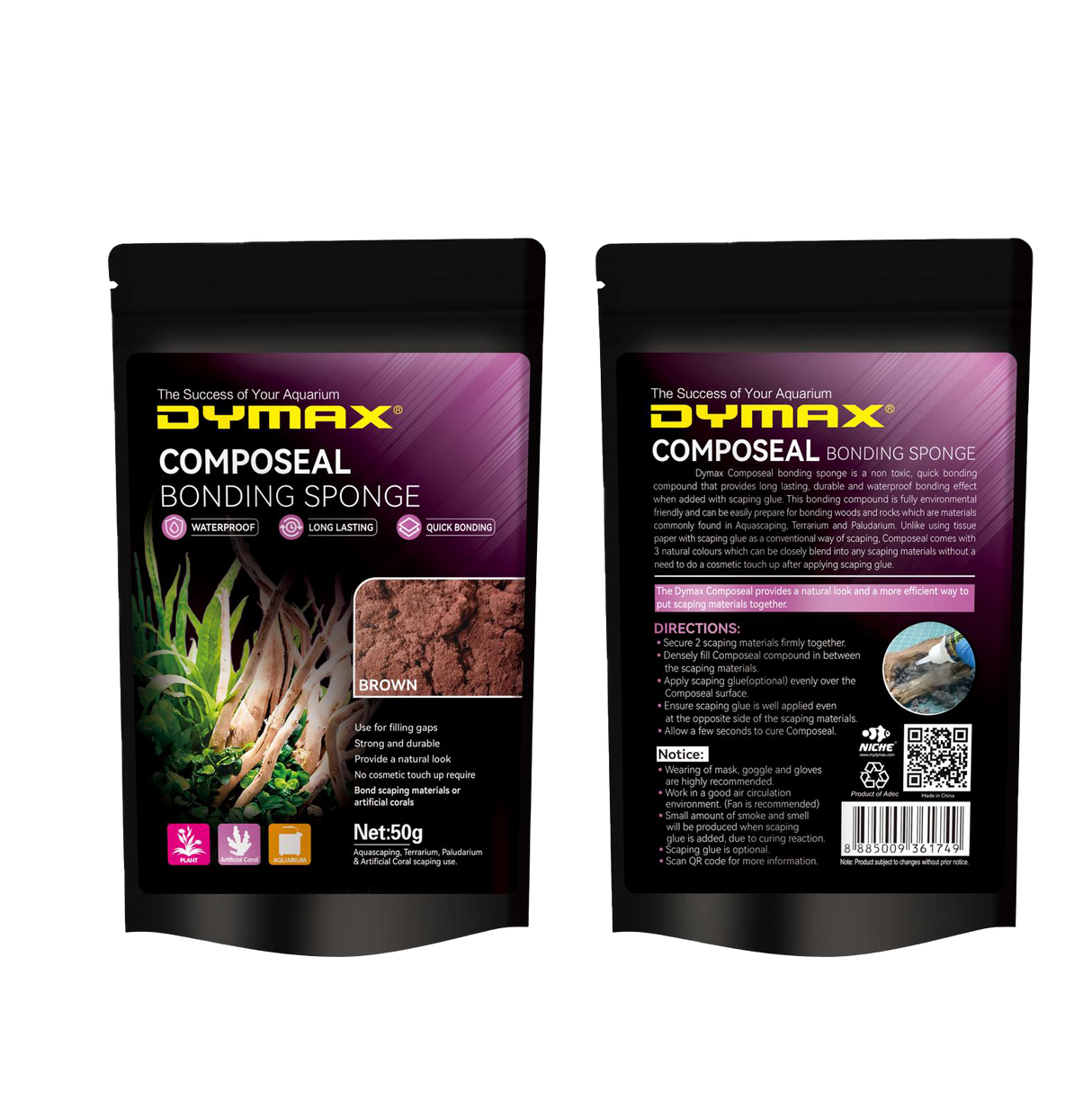 Dymax Composeal Bonding Sponge Brown 50g