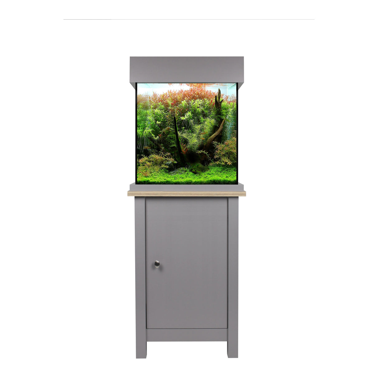 AquaOne OakStyle 85 Shades Flint Grey Aquarium & Cabinet