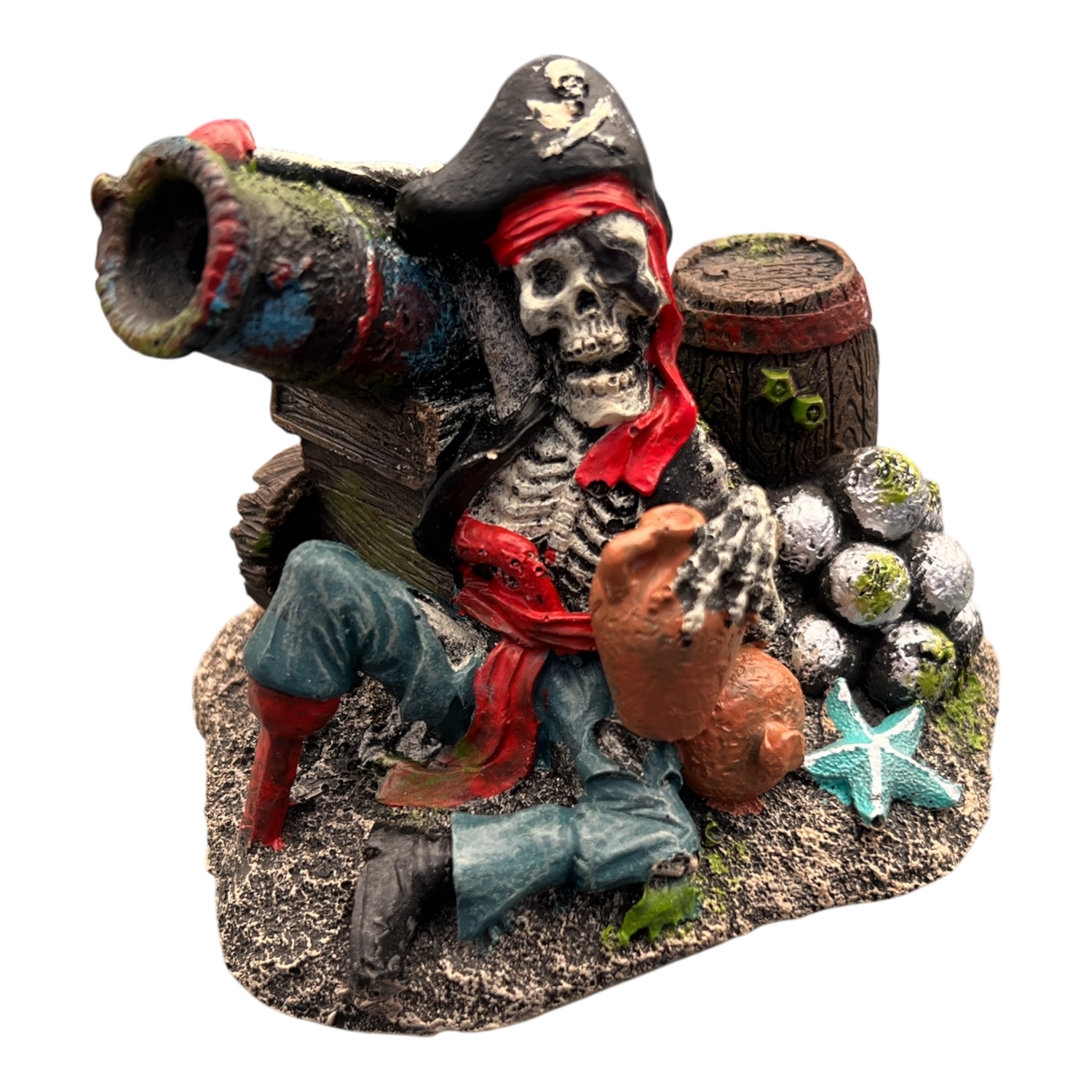 AquaTrio Skeleton Pirate With Cannon