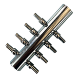 AquaTrio Airline Manifold Steel 8 way