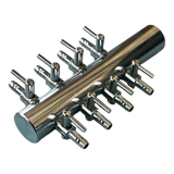 AquaTrio Airline Manifold Steel 8 way