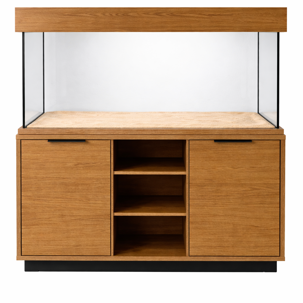 Aqua One OakStyle 230 Aquarium & Cabinet in Kansas Truffle Walnut