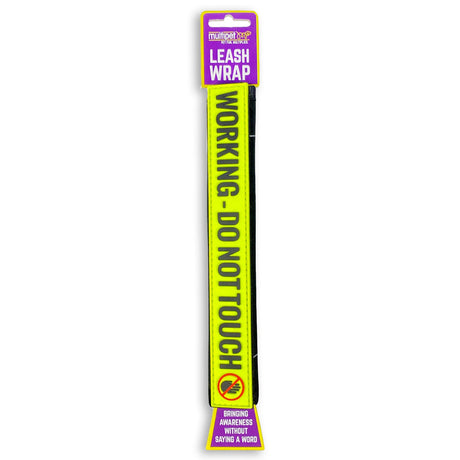 Happy Pet Working Don't Touch Leash Wrap
