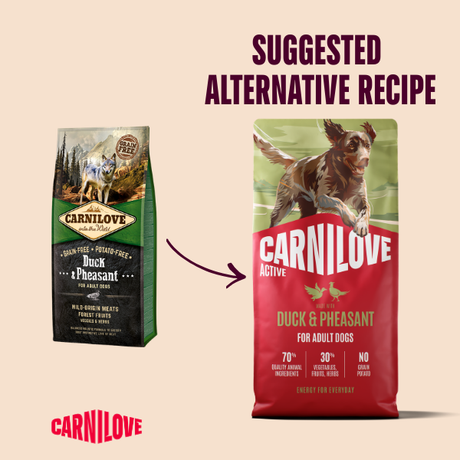 Carnilove Active Duck & Pheasant Dog Food