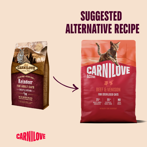 Carnilove Active Beef and Venison Cat Food