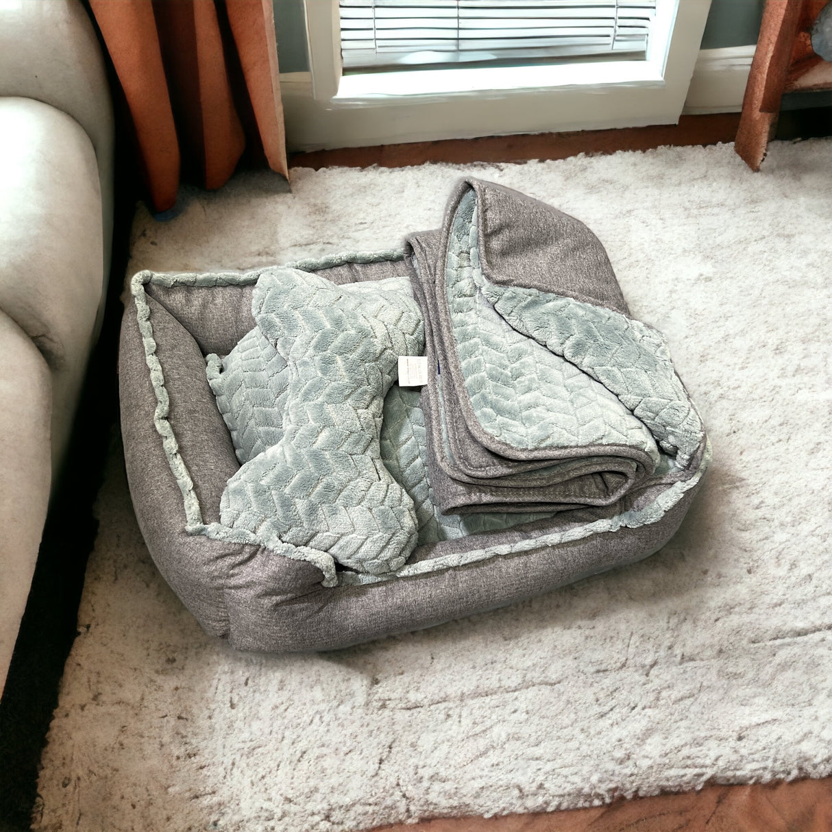 Ancol 'Made From' Dog Bed Set