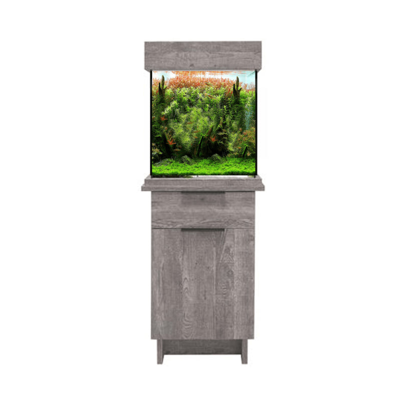 AquaOne OakStyle 85 Urban Grey Aquarium & Cabinet