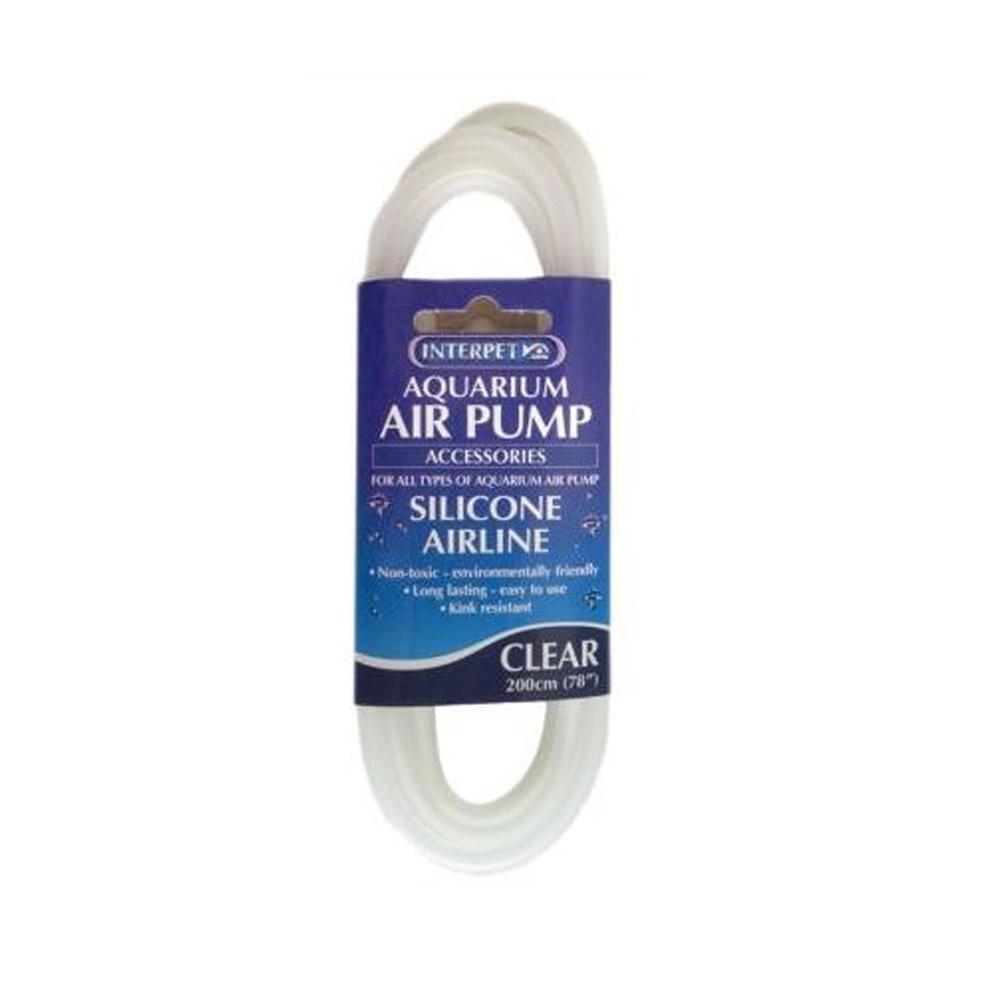 Interpet Clear Silicone Airline Tubing 2m