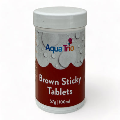 AquaTrio Brown Sticky Tablet Food