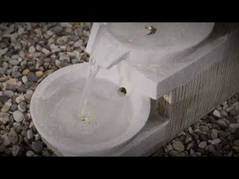 Altico Drift & Flow Zeus Cascading Water Feature with LED Lights