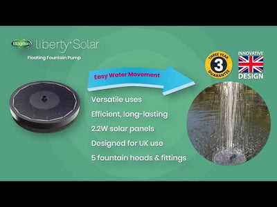Blagdon Liberty No Dig Nature Pool Solar Water Feature Kit