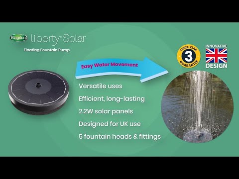Blagdon Liberty No Dig Nature Pool Solar Water Feature Kit