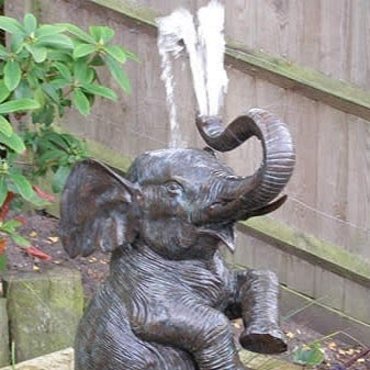 Bronze Honey the fun Elephant Water Feature