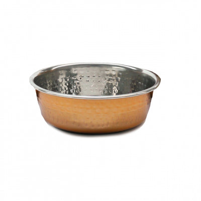 Rosewood Hammered Copper Pet Bowl