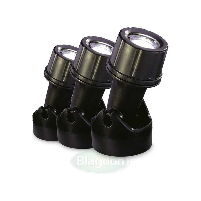 Blagdon LED Pond & Garden Lights - 3x1w