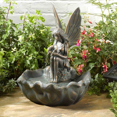 Smart Solar Fairy Leaf Fountain