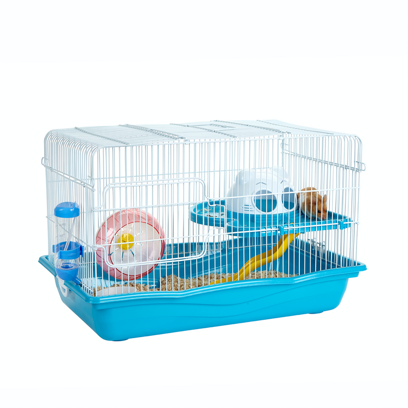 Little Zoo Harry Blue Small Animal Cage
