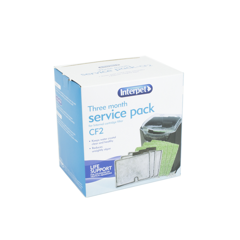 Interpet Internal Cartridge Filter CF2 - 3 Month Service Kit