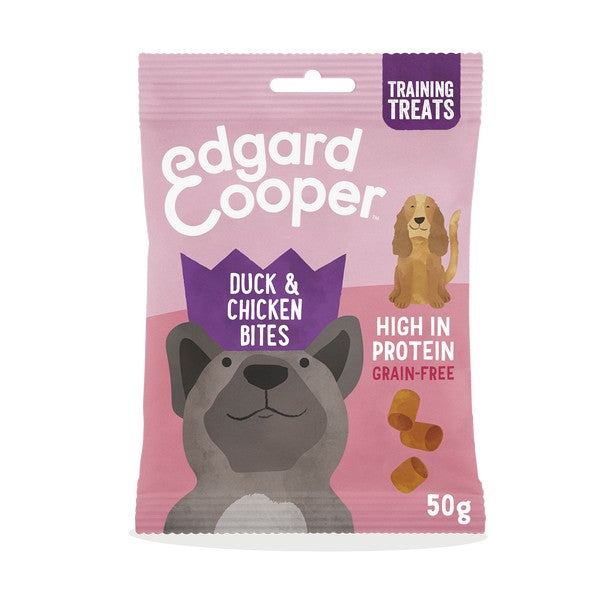 Edgard & Cooper Treat Bites for Dogs Duck & Chicken 50g