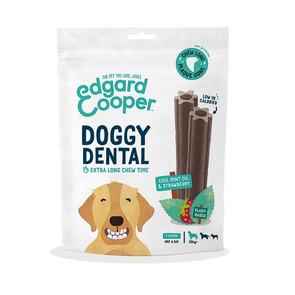 Edgard & Cooper Dental for Dogs Strawberry & Mint Large 7 sticks