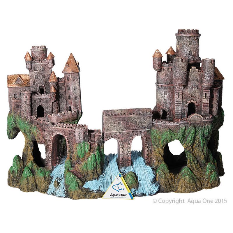 AquaOne Medieval Castle With River - Large