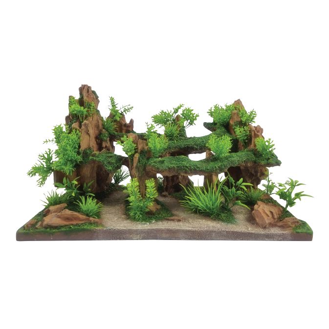 AquaOne ReadyScape Rock Garden with Bridges X-large