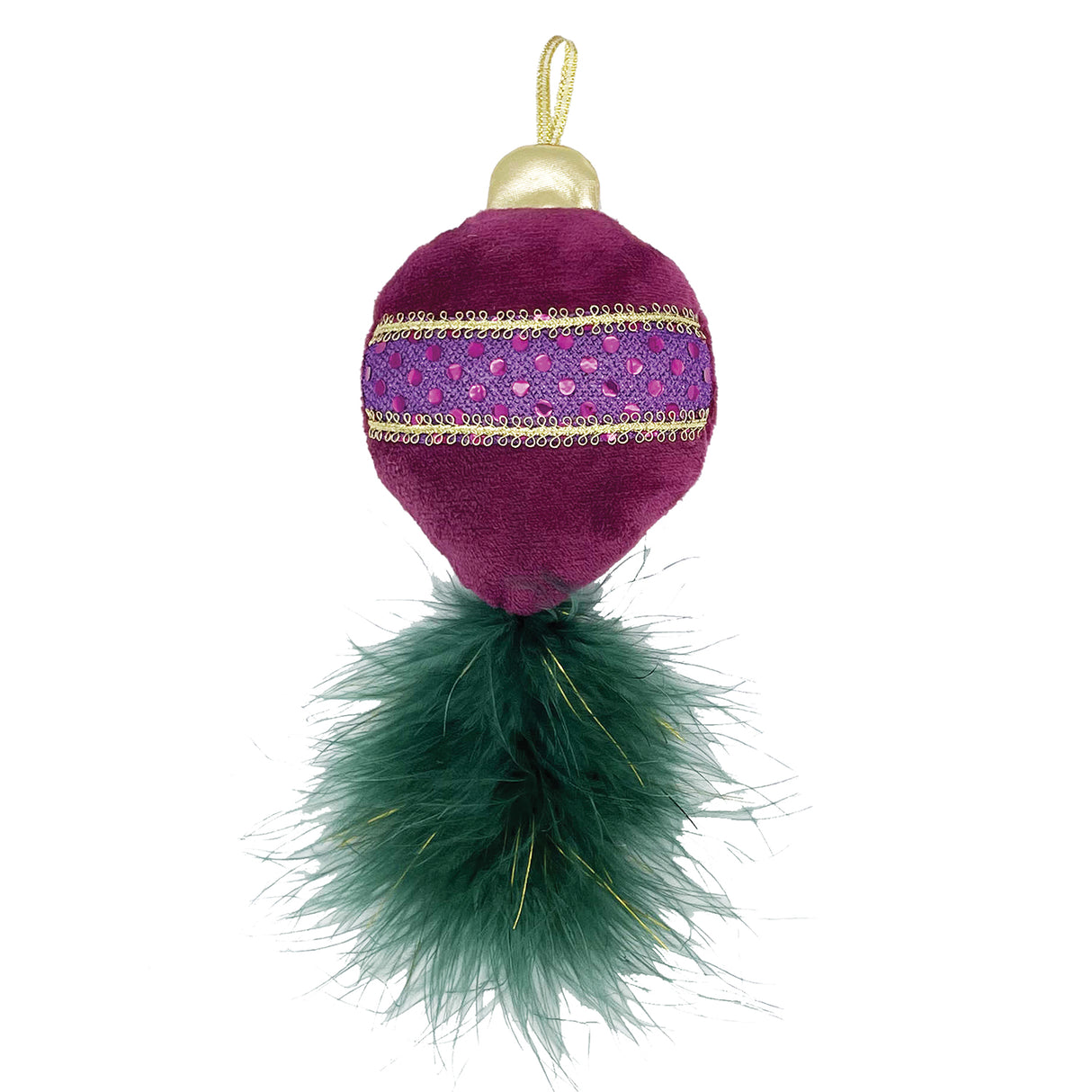 Happy Pet Gemstone Forest Catnip Bauble