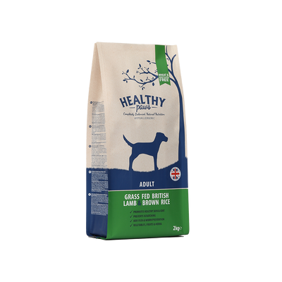 Healthy Paws Adult Grass Fed British Lamb & Brown Rice