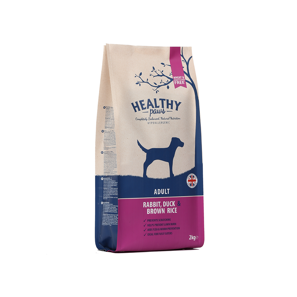 Healthy Paws Adult Rabbit, Duck & Brown Rice