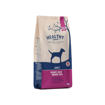 Healthy Paws Adult Rabbit, Duck & Brown Rice