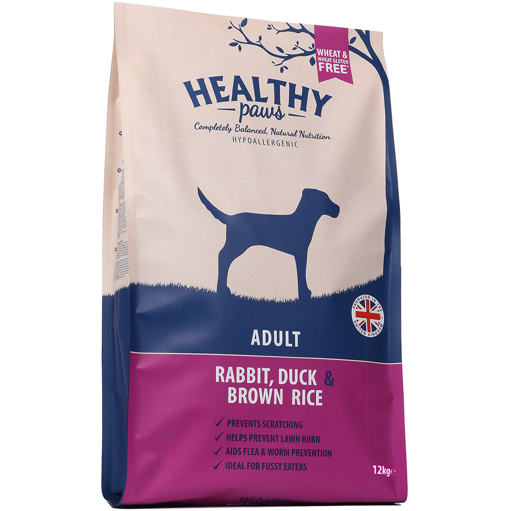 Healthy Paws Adult Rabbit, Duck & Brown Rice