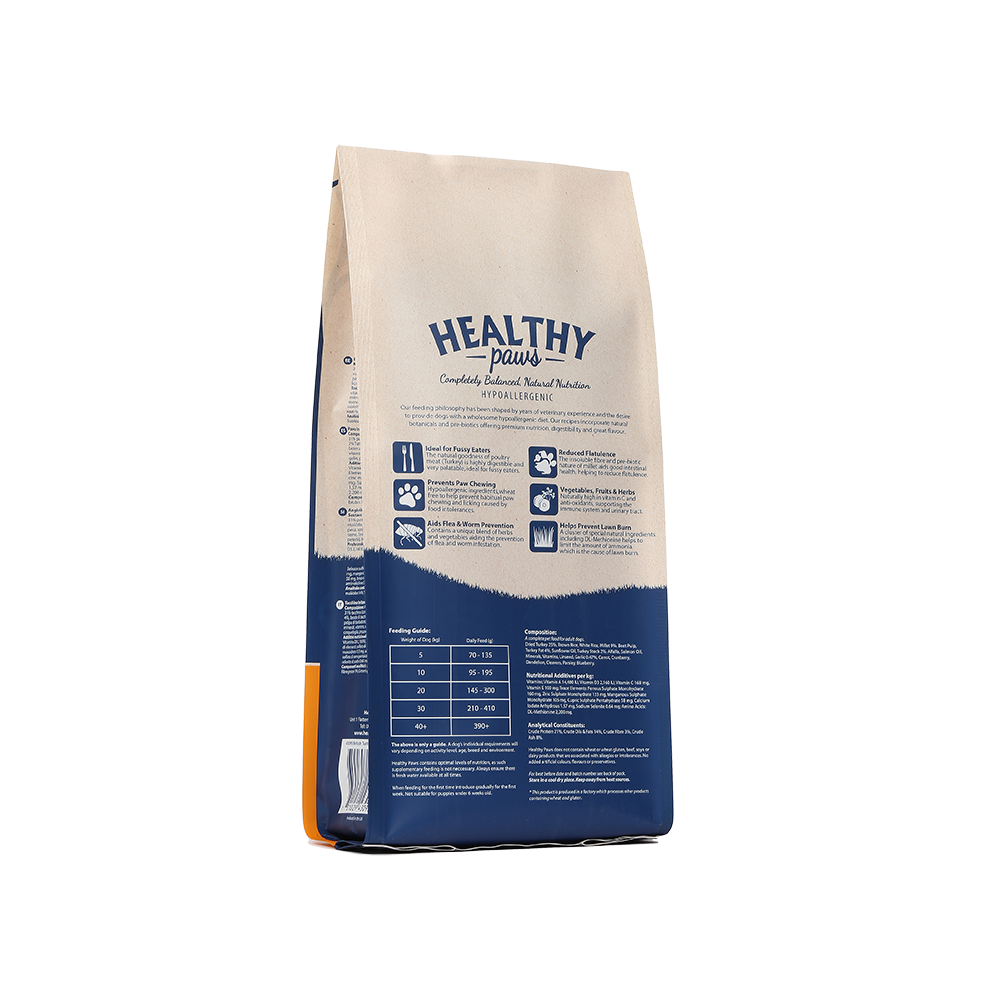 Healthy Paws Adult British Turkey & Millet