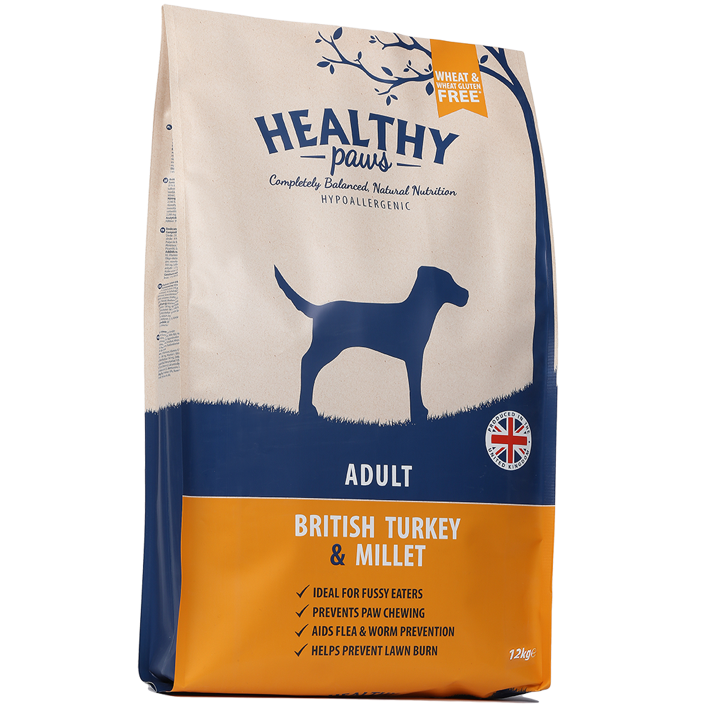 Healthy Paws Adult British Turkey & Millet